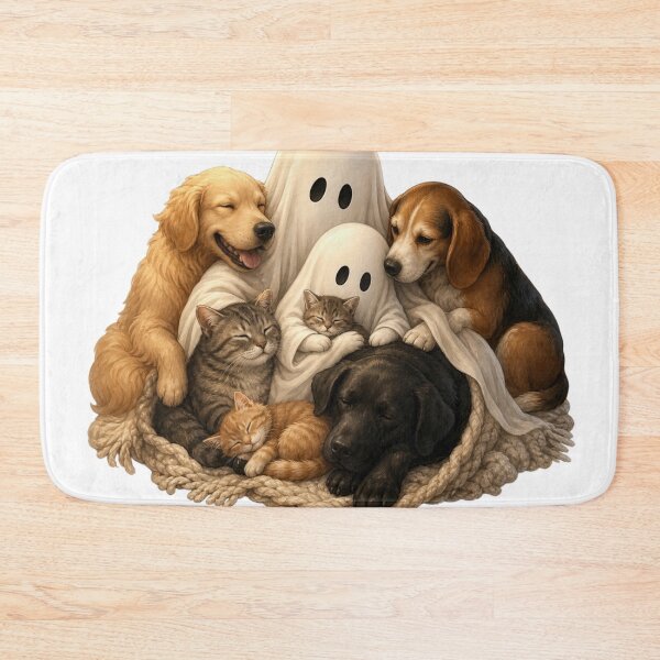 Item preview, Ghost Dog Cuddle Pile designed and sold by InkNovaLab.