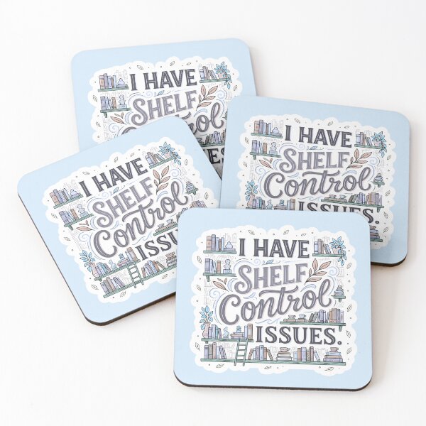 Item preview, I Have Shelf Control Issues Ver. 1 | Book Lover | Bookworm Gifts | Reader Humor | Bibliophile Aesthetic designed and sold by AmethystStreet.