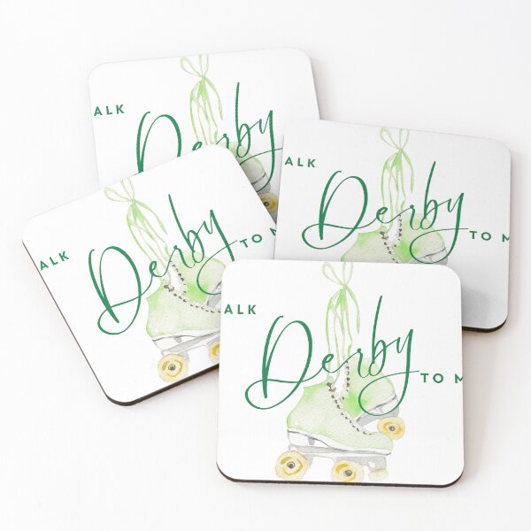 Item preview, Talk Derby to me green/yellow designed and sold by Raine Delay.