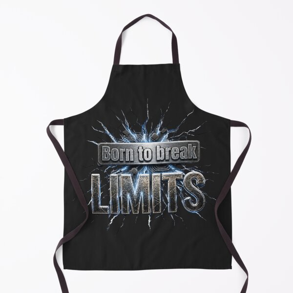 Item preview, Born to Break Limits Motivational Electric Typography designed and sold by KireaDesigns.