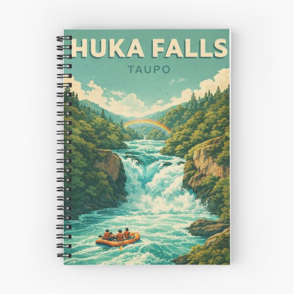Item preview, Huka Falls Taupō Waikato River Lake Taupō North Island designed and sold by Aryabek.