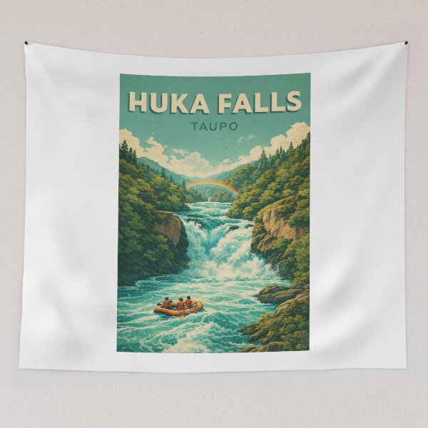 Item preview, Huka Falls Taupō Waikato River Lake Taupō North Island designed and sold by Aryabek.