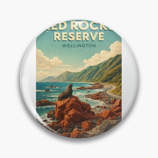 Item preview, Red Rocks Reserve Wellington Te Kopahou Reserve Cook Strait Coast designed and sold by Aryabek.
