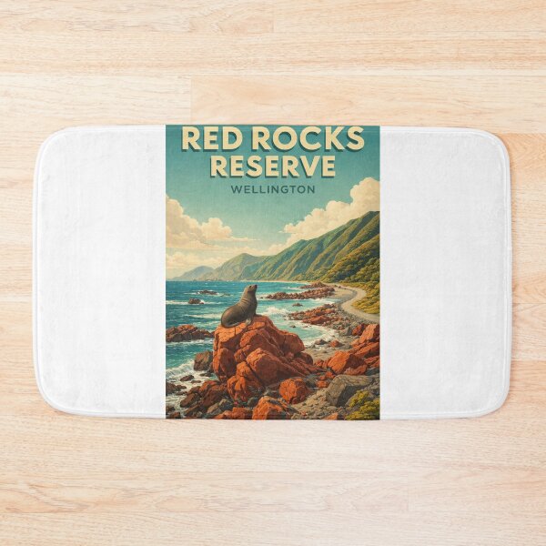 Item preview, Red Rocks Reserve Wellington Te Kopahou Reserve Cook Strait Coast designed and sold by Aryabek.