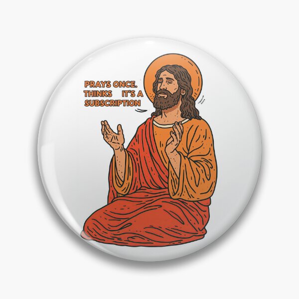 Item preview, Prays Once Thinks Its a Subscription Orange Robe designed and sold by Piotrek0001.