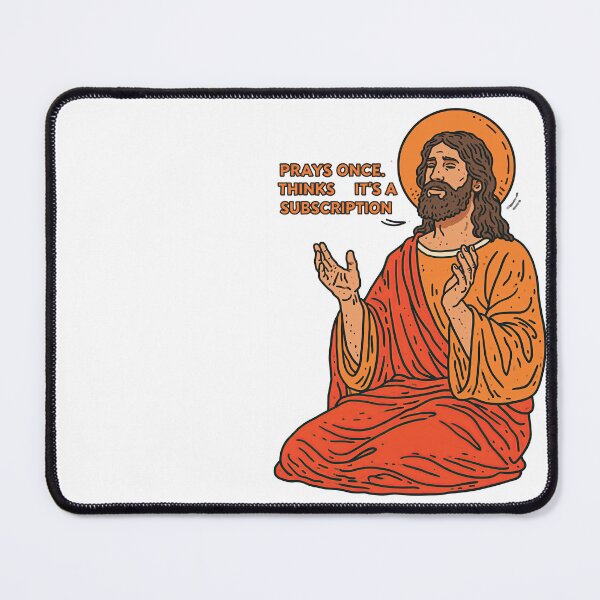 Item preview, Prays Once Thinks Its a Subscription Orange Robe designed and sold by Piotrek0001.