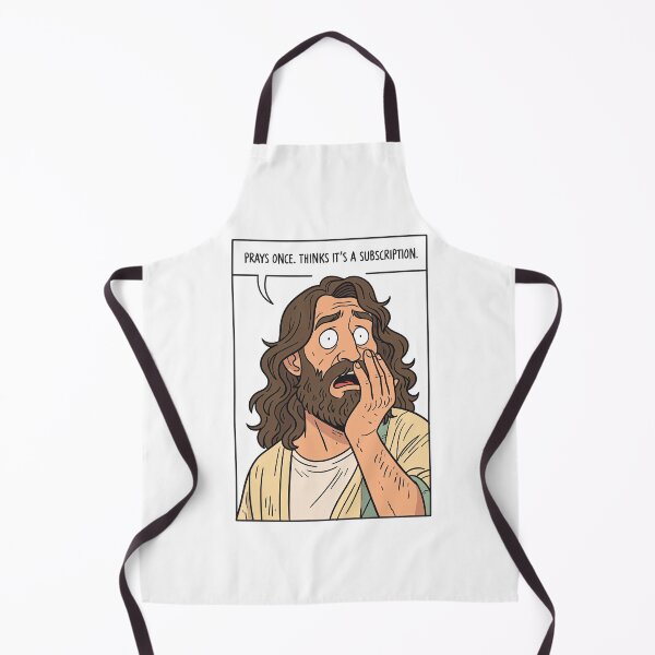 Item preview, Prays Once Thinks Its a Subscription Cartoon Shock designed and sold by Piotrek0001.