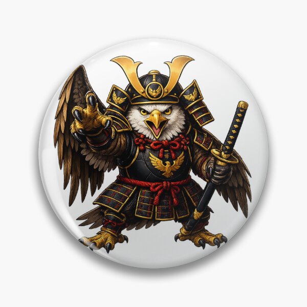 Item preview, Golden Talon Samurai Eagle designed and sold by samuraibloom.