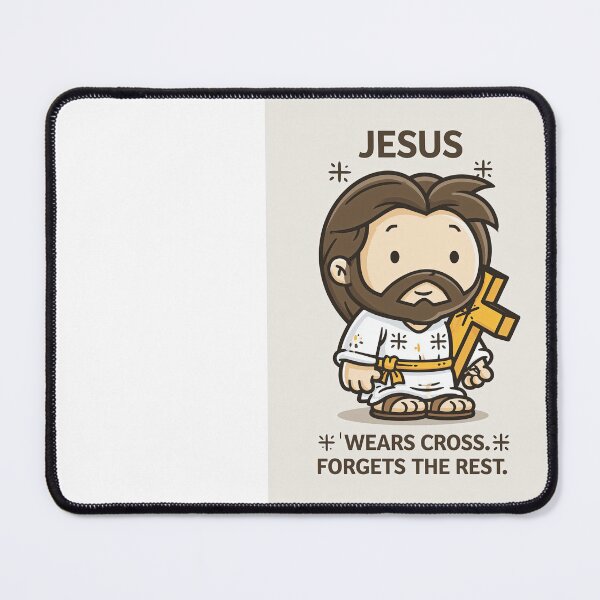 Item preview, Wears Cross Forgets The Rest Kawaii Chibi Jesus designed and sold by Piotrek0001.