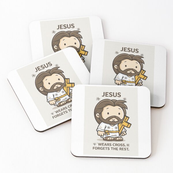 Item preview, Wears Cross Forgets The Rest Kawaii Chibi Jesus designed and sold by Piotrek0001.