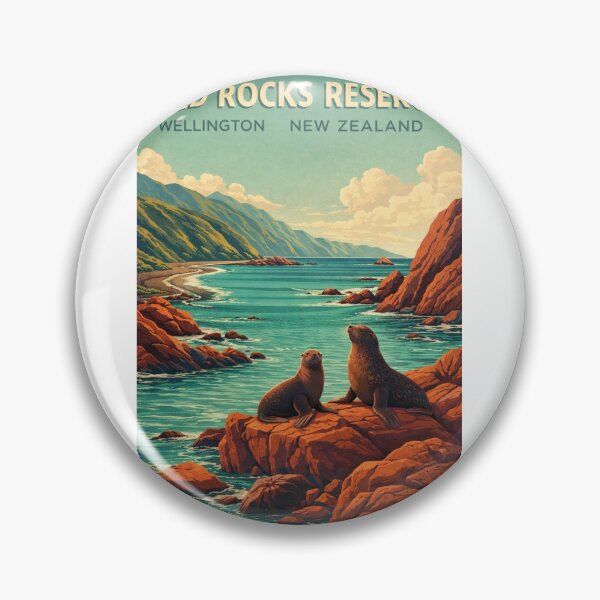 Item preview, Red Rocks Reserve Wellington Te Kopahou Owhiro Bay Sinclair Head designed and sold by Aryabek.