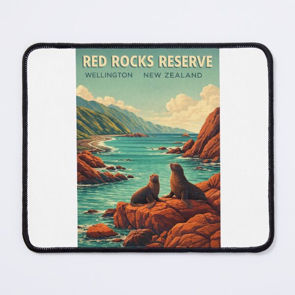 Item preview, Red Rocks Reserve Wellington Te Kopahou Owhiro Bay Sinclair Head designed and sold by Aryabek.