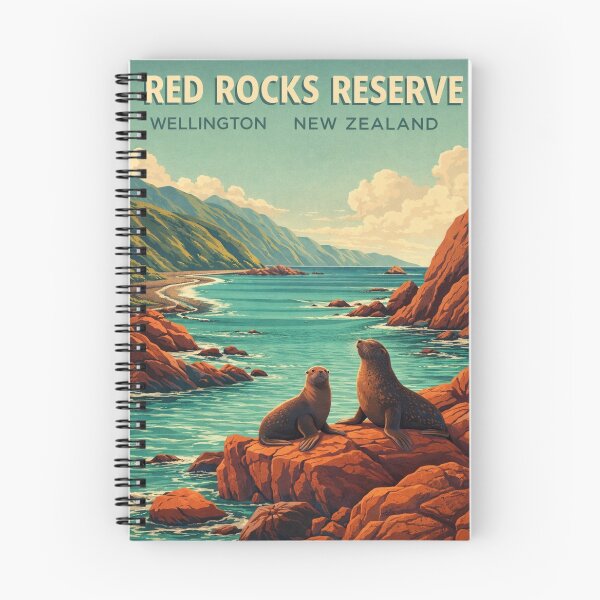 Item preview, Red Rocks Reserve Wellington Te Kopahou Owhiro Bay Sinclair Head designed and sold by Aryabek.