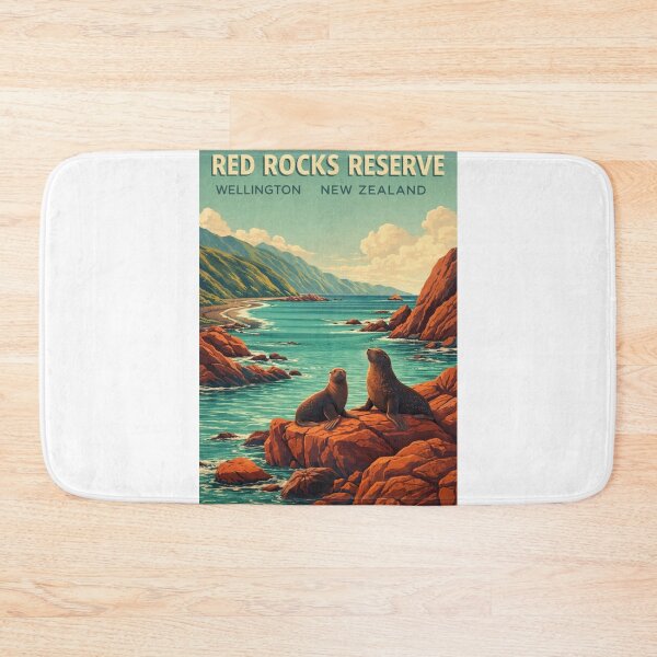 Item preview, Red Rocks Reserve Wellington Te Kopahou Owhiro Bay Sinclair Head designed and sold by Aryabek.