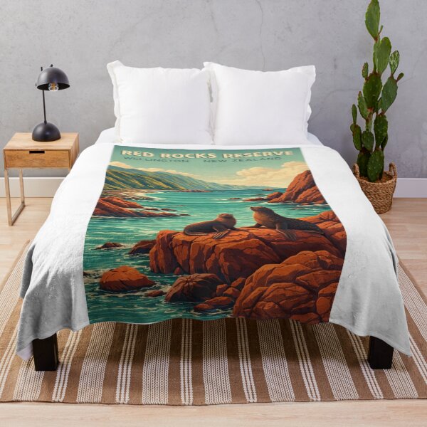 Item preview, Red Rocks Reserve Wellington Te Kopahou Owhiro Bay Sinclair Head designed and sold by Aryabek.
