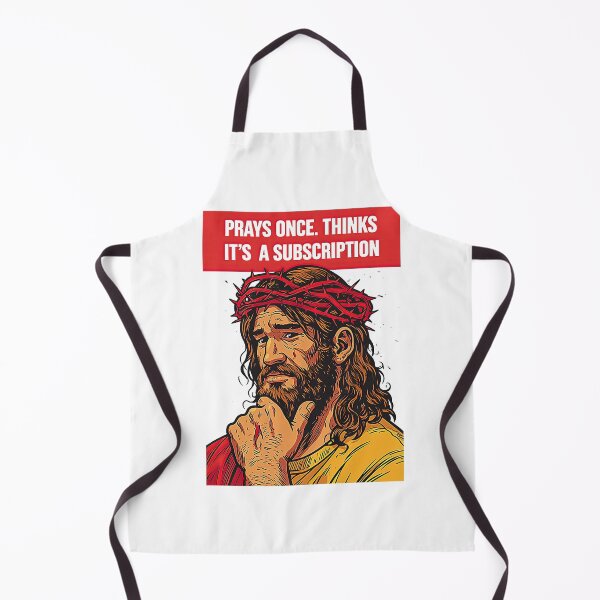 Item preview, Prays Once Thinks Its a Subscription Red Filter Pop Art designed and sold by Piotrek0001.