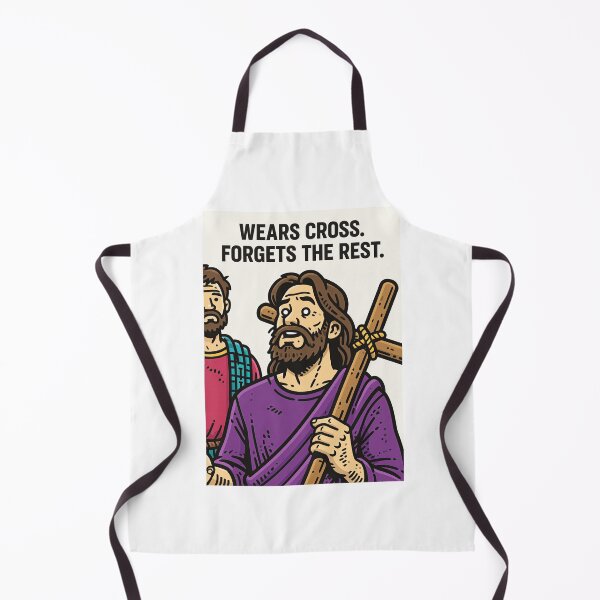Item preview, Wears Cross Forgets The Rest Purple Shirt Graphic designed and sold by Piotrek0001.