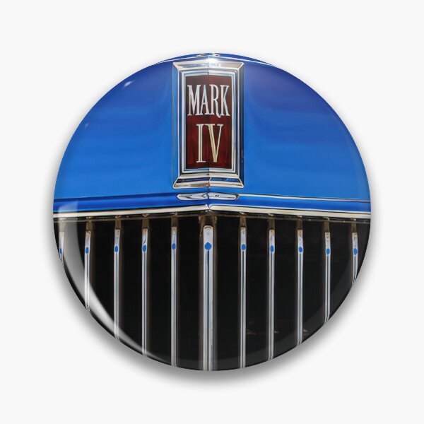 Item preview, Lincoln Mark IV Grille – Classic American Luxury Chrome Detail Photography designed and sold by William A McCarthy.