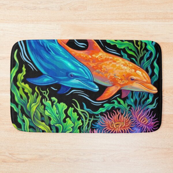 Item preview, Dolphins swimming designed and sold by PP&RAINBOW SHOP.