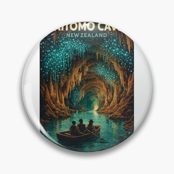 Item preview, Waitomo Caves Waikato Region Glowworm Grotto North Island New Zealand designed and sold by Aryabek.