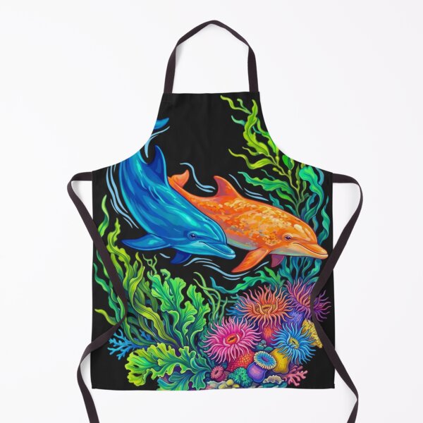 Item preview, Dolphins swimming designed and sold by PP&RAINBOW SHOP.