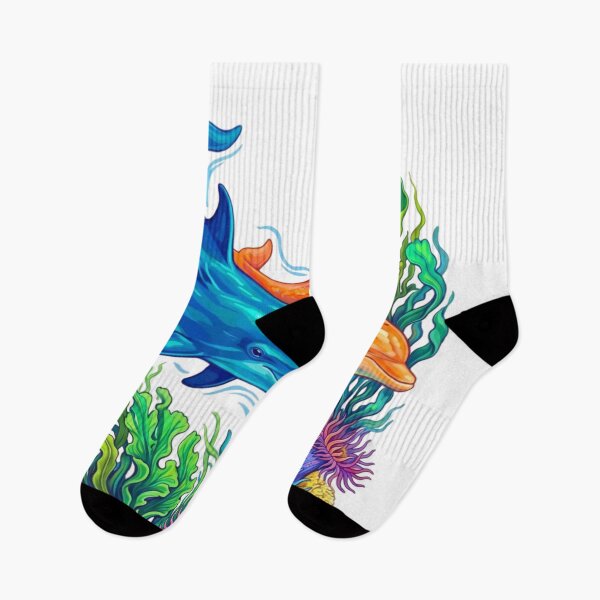 Item preview, Dolphins swimming designed and sold by PP&RAINBOW SHOP.