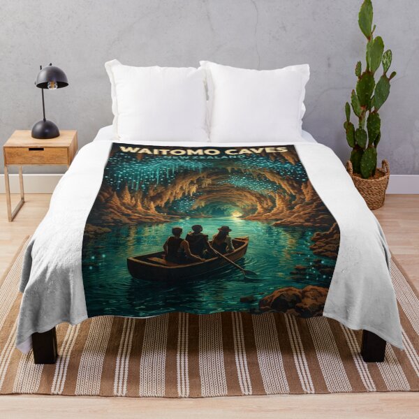 Item preview, Waitomo Caves Waikato Region Glowworm Grotto North Island New Zealand designed and sold by Aryabek.