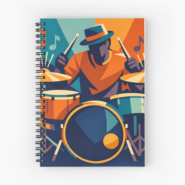 Item preview, Geometric Drummer in Festival Colour Shapes designed and sold by InkSmithery.