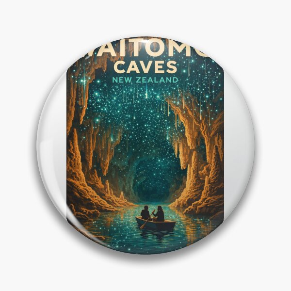 Item preview,  Waitomo Caves Waikato Region Glowworm Grotto Ruakuri Cave Aranui Cave designed and sold by Aryabek.