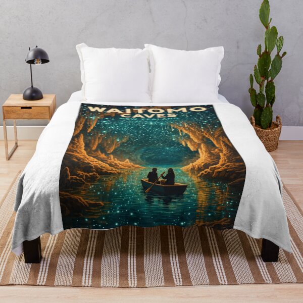 Item preview,  Waitomo Caves Waikato Region Glowworm Grotto Ruakuri Cave Aranui Cave designed and sold by Aryabek.
