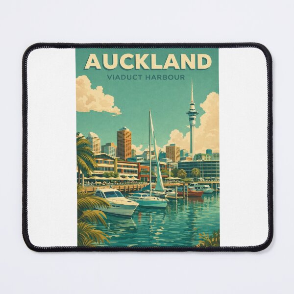 Item preview, Auckland Viaduct Harbour Sky Tower Waitematā Harbour New Zealand designed and sold by Aryabek.