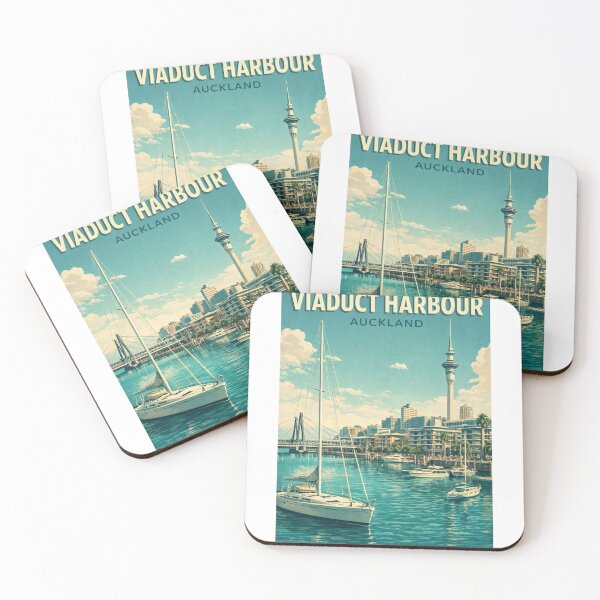 Item preview, Auckland Viaduct Harbour Sky Tower Waitematā Harbour Wynyard Quarter designed and sold by Aryabek.