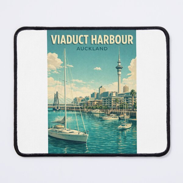 Item preview, Auckland Viaduct Harbour Sky Tower Waitematā Harbour Wynyard Quarter designed and sold by Aryabek.