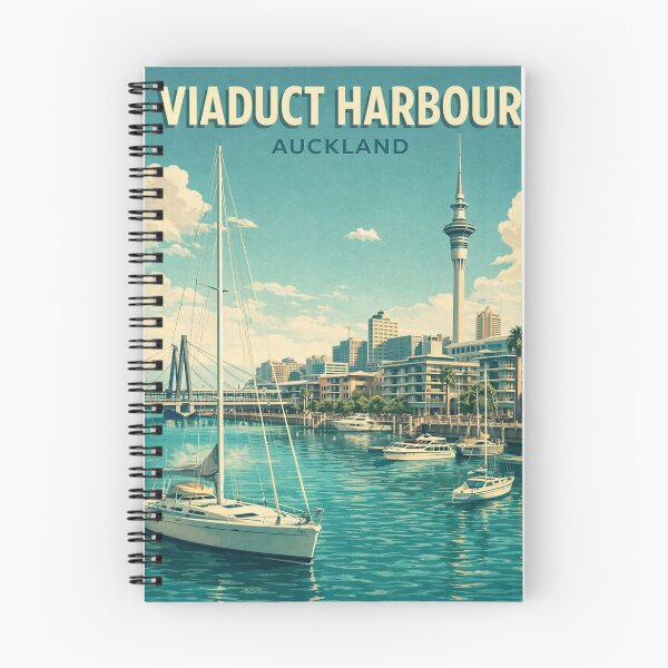Item preview, Auckland Viaduct Harbour Sky Tower Waitematā Harbour Wynyard Quarter designed and sold by Aryabek.