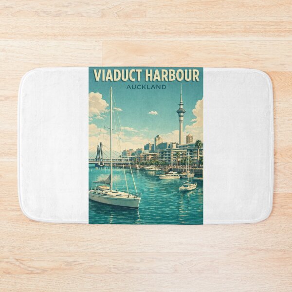 Item preview, Auckland Viaduct Harbour Sky Tower Waitematā Harbour Wynyard Quarter designed and sold by Aryabek.