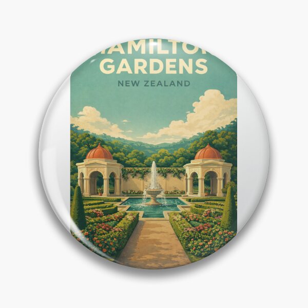 Item preview, Hamilton Gardens Waikato Region Italian Renaissance Garden New Zealand designed and sold by Aryabek.