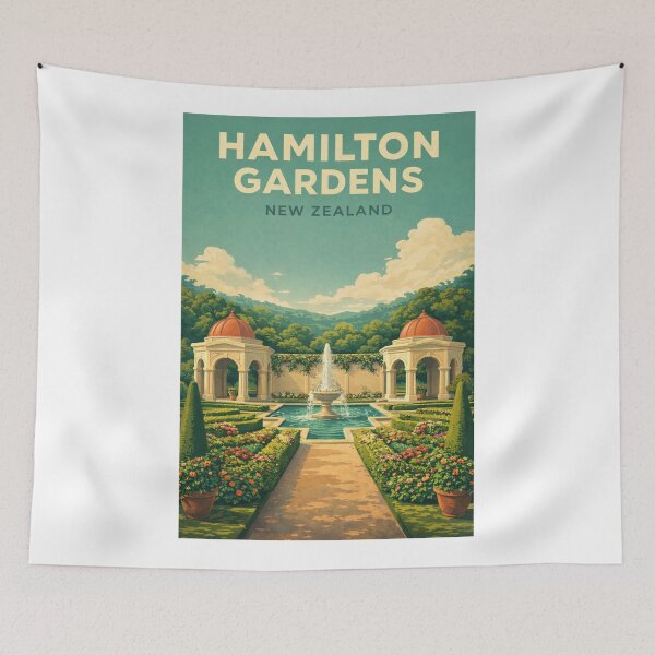 Item preview, Hamilton Gardens Waikato Region Italian Renaissance Garden New Zealand designed and sold by Aryabek.
