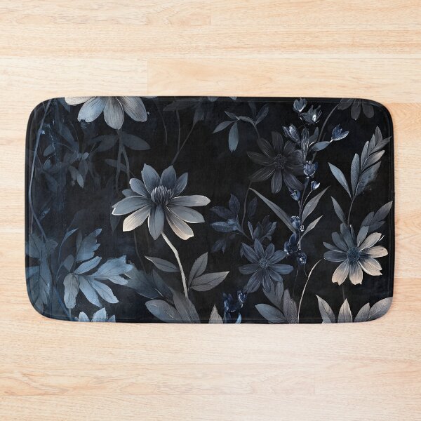 Item preview, Dark Vintage Watercolor Midnight Floral Romantic Flowers designed and sold by GrinGalore.