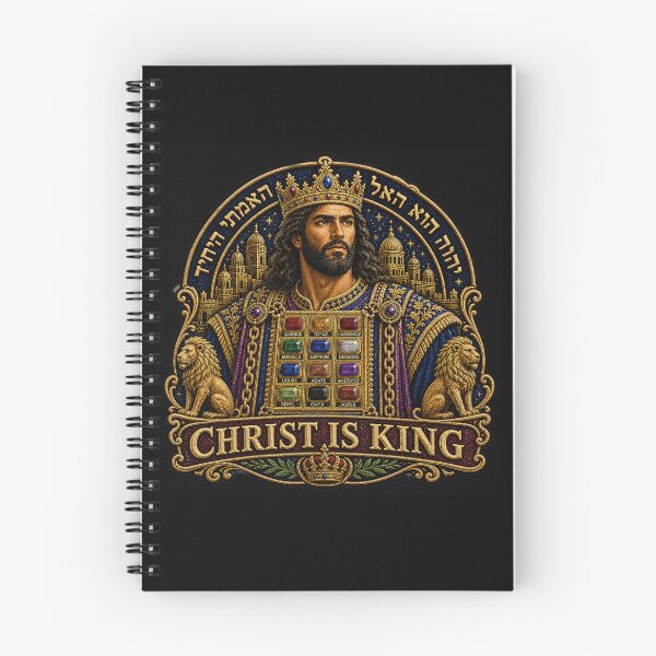 Item preview, Christ Is King Embroidered Style Design – Biblical King & High Priest Art, 12 Tribes Breastplate, Faith-Based Royal Sticker & Apparel designed and sold by Emoji Emblems.