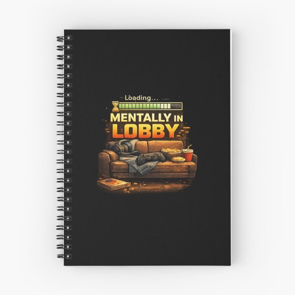 Item preview, Mentally In Lobby Funny Gamer Quote Gaming Meme T-Shirt designed and sold by Artbysarmina.