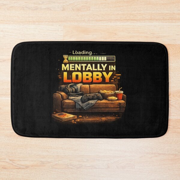 Item preview, Mentally In Lobby Funny Gamer Quote Gaming Meme T-Shirt designed and sold by Artbysarmina.