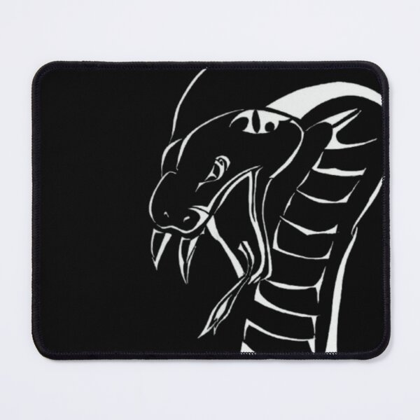 Item preview, Tribal Cobra Snake Strike Pose Dark Ink Art Design designed and sold by silversketchh.