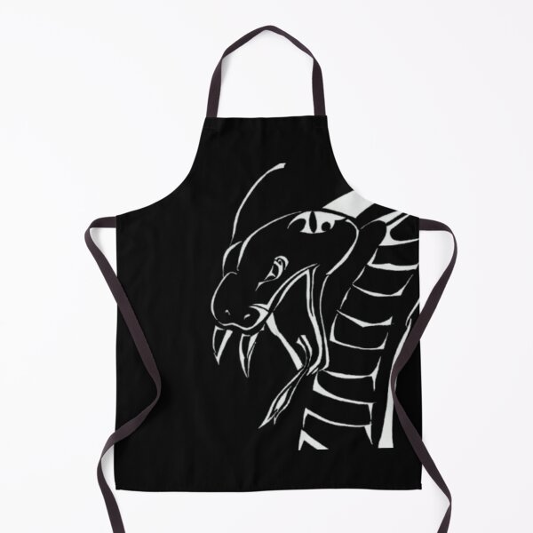 Item preview, Tribal Cobra Snake Strike Pose Dark Ink Art Design designed and sold by silversketchh.