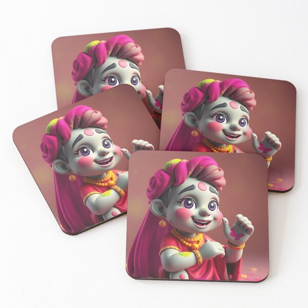 Item preview, Holi Purple‑Eyed Child Sticker   designed and sold by Teewave-Ashish.