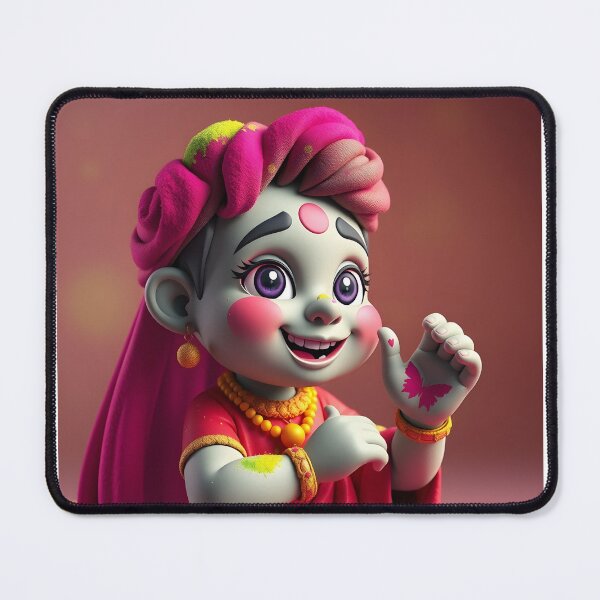 Item preview, Holi Purple‑Eyed Child Sticker designed and sold by Teewave-Ashish.