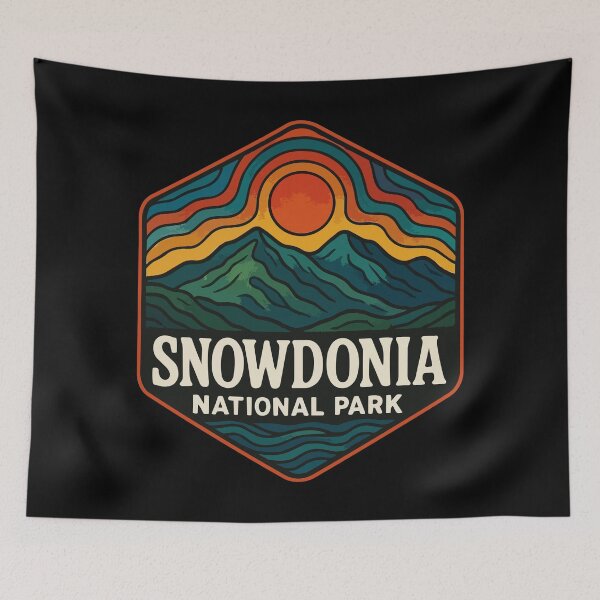 Item preview, Snowdonia National Park Trippy designed and sold by TomFrontierArt.