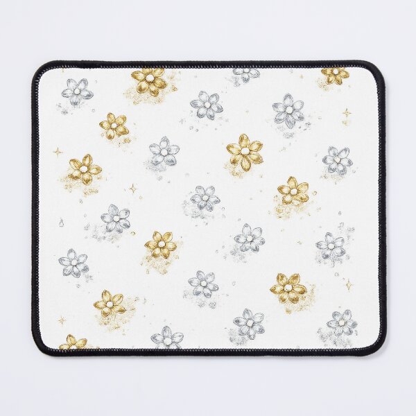 Item preview, Gold Silver Flower Art designed and sold by AureliasDesignStudio.