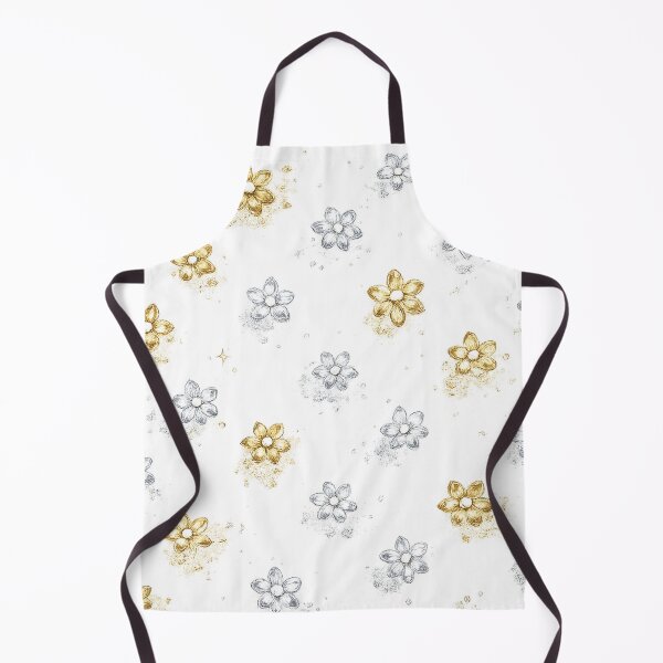 Item preview, Gold Silver Flower Art designed and sold by AureliasDesignStudio.