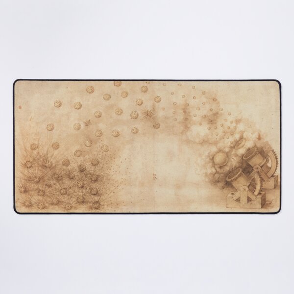 Item preview, Codex Atlanticus Folio 33r by Leonardo da Vinci Engineering Study Fine Art Print designed and sold by artofuniverse.