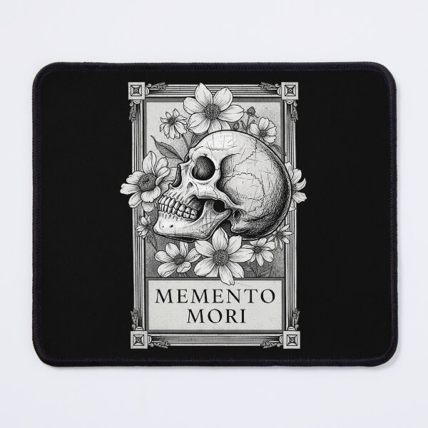 Item preview, Memento Mori Skull Frame with Dead Flowers designed and sold by nuel-art.